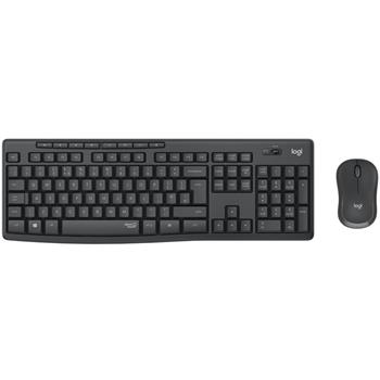 Logitech klávesnice s myší Wireless Silent Combo MK295, CZ/SK, silent, grafitová (920-009808)