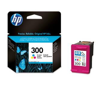 HP Ink Cartridge 300/Color/165 stran (CC643EE)