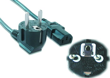 Kabel napájecí do zásuvky, 5m (PC-186-VDE-5M)