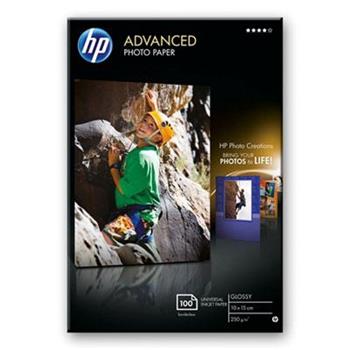 HP Q8692A Advanced Photo Paper, Glossy, 10 x 15cm, bez okraj, 100 listů, (pro inkoustové tiskárny) (Q8692A)