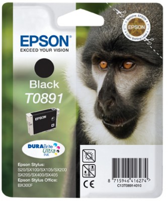 EPSON cartridge T0891 black (opice) (C13T08914011)