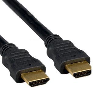 Kabel HDMI A - HDMI A, propojovací, 10m, FullHD, HDMI 1.3b, zlacené ko