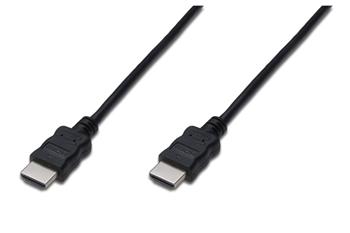 Kabel HDMI A - HDMI A, propojovací M/M, 1m, FullHD, HDMI 1.3b, černý (AK-330100-010-S)