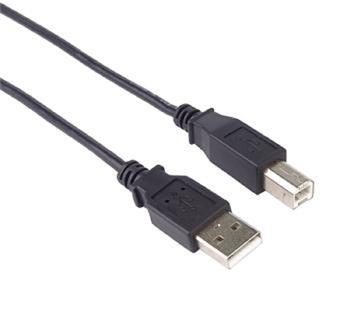 Kabel USB A-B (k tiskárně), černý, 2m (ku2ab2bk)