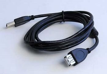 GEMBIRD Kabel USB A-A 1,8m 2.0 prodlužovací HQ s ferritovým jádrem (CCF-USB2-AMAF-6)