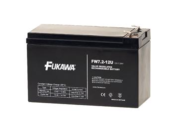 akumulátor FUKAWA FW 7,2-12 F2U (12V; 7,2Ah; faston F2-6,3mm; životnost 5let) (WP7.2-12(28W)_250)