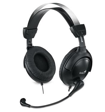 Genius headset - HS-505X (sluchátka + mikrofon), 3,5mm jack (31710058101)