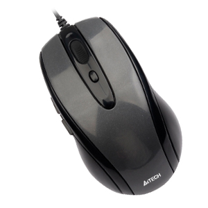 A4tech N-708X V-Track optická myš, 1600DPI, USB, černá (N-708X)