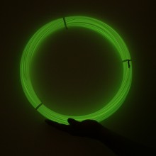 1m Pro3D PLA 1,75mm, svítící ve tmě zeleně (PLPLA17FZE1)