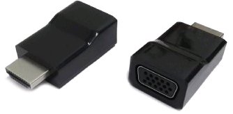 Redukce HDMI (M) na VGA (F), černá (A-HDMI-VGA-001)