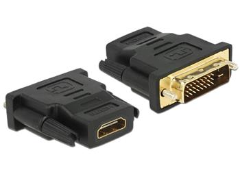 Delock Adaptér DVI 24+1 pin samec > HDMI samice (65466)