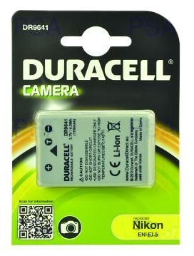 DURACELL Baterie - DR9641 pro Nikon EN-EL5, šedá, 1150 mAh, 3.7V (DR9641)