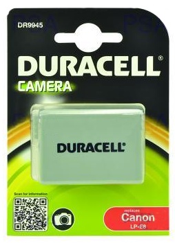 DURACELL Baterie - DR9945 pro Canon LP-E8, černá, 1020 mAh, 7.4V (DR9945)