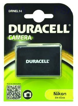 DURACELL Baterie - DRNEL14 pro Nikon EN-EL14, černá, 950 mAh, 7.4 V (DRNEL14)