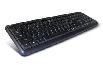 C-TECH klávesnice CZ/SK KB-102 USB slim black (KB-102-U-BL)