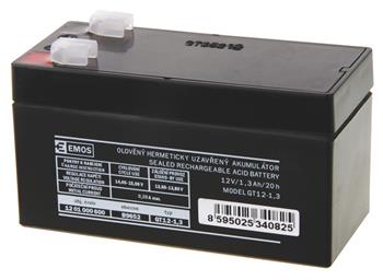 Emos baterie SLA 12V / 1.3 Ah, Faston 4.8 (187) (1201000600)