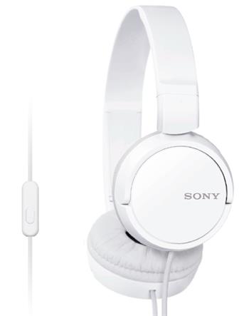 SONY MDR-ZX110AP Uzavřená sluchátka na uši - White (MDRZX110APW.CE7)