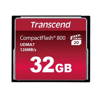 Transcend 32GB CF (800X) paměťová karta (TS32GCF800)