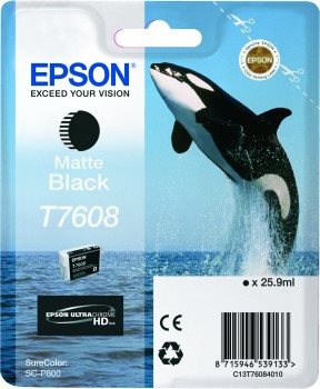 EPSON cartridge T7608 Matte Black (kosatka) (C13T76084010)
