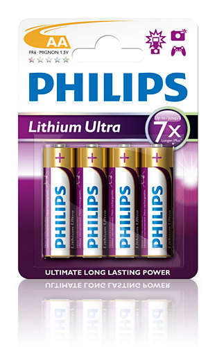 Philips baterie AA Ultra lithium - 4ks (FR6LB4A/10)