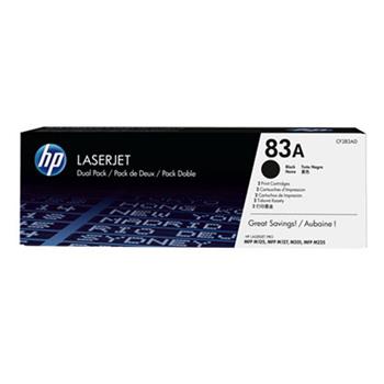 HP toner 83A/Black/2x1500 stran/2-pack (CF283AD)
