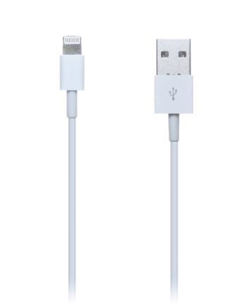CONNECT IT Wrez Apple Lightning - USB, bílý, 2m (CI-559)