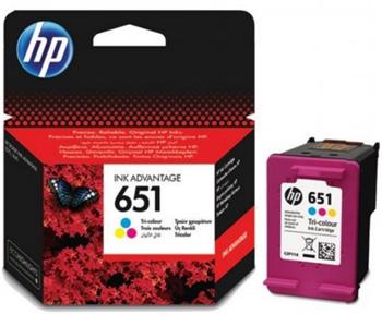 HP Ink Cartridge 651/Color/300 stran (C2P11AE)