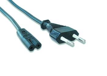 GEMBIRD Kabel síťový 1,8m VDE 220/230V napájecí notebook 2 pin (KAB051A27)