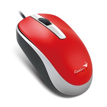 Genius myš DX-120/ drátová/ 1200 dpi/ USB/ červená (31010105109)