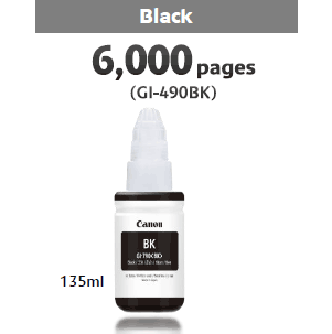 Canon Ink GI-490 PGBK/Black/6000str. (0663C001)