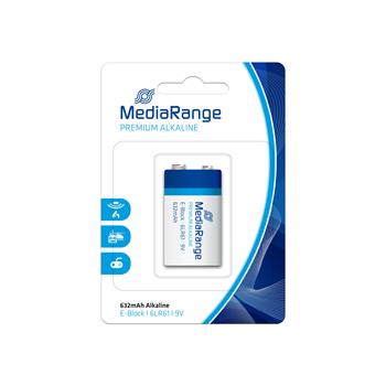 MediaRange Premium baterie E-Block 9V Alkalická (MRBAT107)