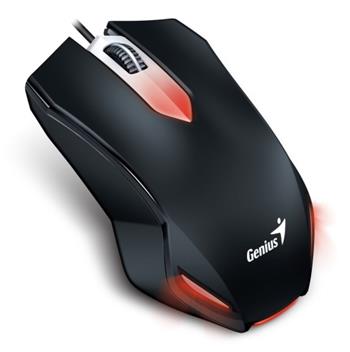 GENIUS Gaming myš X-G200/ drátová/ 1000 dpi/ USB/ černá (31040034102)