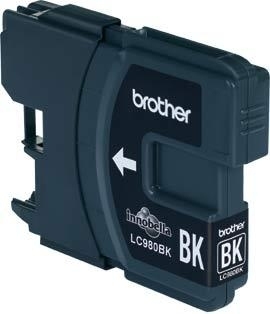 Brother LC-980BK (inkoust černý, 300 str.@ 5%, draft) (LC980BK)