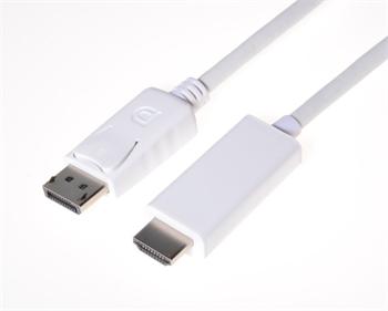 PremiumCord DisplayPort na HDMI kabel 1m M/M (kportadk01-01)