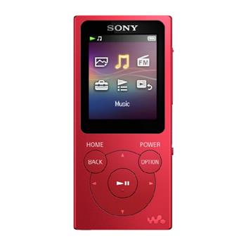 SONY NW-E394 - Digitální hudební přehrávač Walkman® 8GB - Red (NWE394R.CEW)
