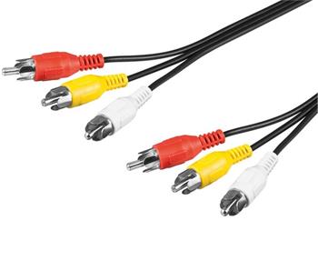 PremiumCord Kabel 3x CINCH-3x CINCH M/M 2m (KAB051799)