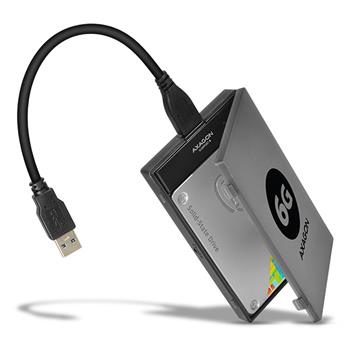 AXAGON - ADSA-1S6 USB3.0 - SATA 6G UASP HDD adapter vč. pouzdra (ADSA-1S6)