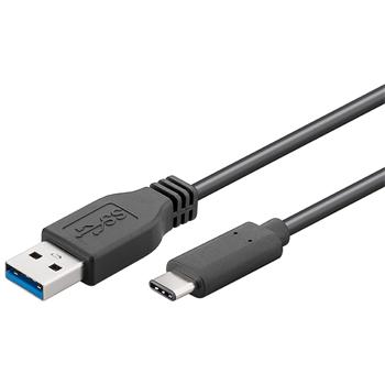 PremiumCord Kabel USB 3.1 konektor C/male - USB 3.0 konektor A/male, 1m (ku31ca1bk)