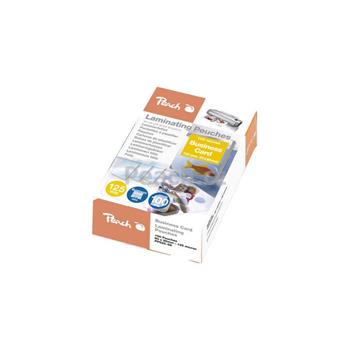 PEACH laminovací folie (60x90mm) Laminating Pouch Business Card , 125mic, 100ks (PP525-08)