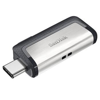 SanDisk Ultra Dual USB 128 GB flash disk, 150MB/s, USB3.1 typ C (139737)