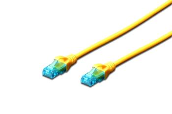 Digitus Ecoline Patch Cable, UTP, CAT 5e, AWG 26/7, žlutý 1m, 1ks (DK-1512-010/Y)