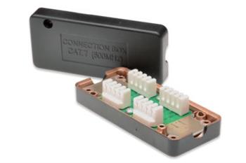 Digitus spojovací box CAT7, 600 MHz, LSA, plně stíněný, kompaktní design, 26x35x80 mm (DN-93907-1)