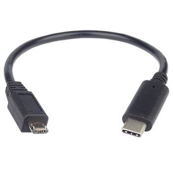 PremiumCord Adaptér USB 3.1 konektor C/male - USB 2.0 konektor Micro-B/male, 0,2m (kur31-02)