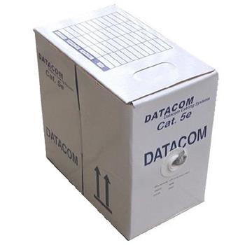 DATACOM UTP drát CAT6 PVC 305m box šedý (1125)