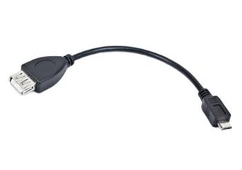 GEMBIRD Kabel USB AF/micro BM, OTG, 15cm, pro tablety a smartphone (A-OTG-AFBM-03)