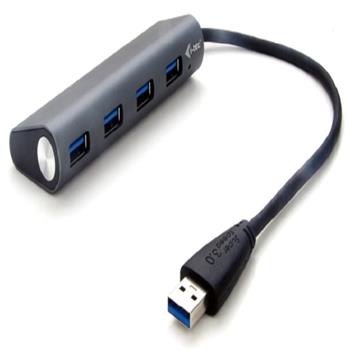 i-Tec USB3.0 HUB 4port, Metal, nabíjení (U3HUB448)
