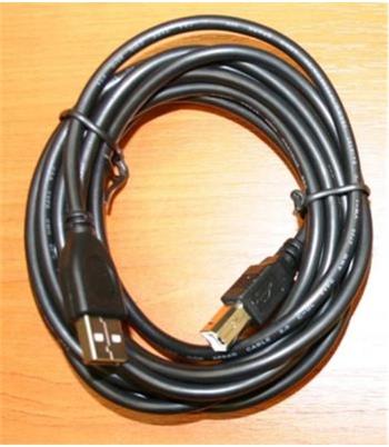 GEMBIRD kabel USB A-B 3m 2.0 HQ Black, zlacené kontakty (KAB051C2H)