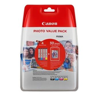 Canon cartridge CLI-571XL C/M/Y/BK PHOTO VALUE pack / 4x11ml (0332C005)