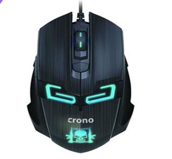 Crono CM647 - optická herní myš, USB konektor, rozlišení 800/1200/1600 DPI , modré podsvícení (CM647)