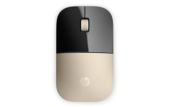 HP myš Z3700 bezdrátová zlatá (X7Q43AA#ABB)